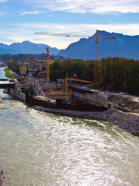 Wasserkraftwerk Sohlstufe Lehen