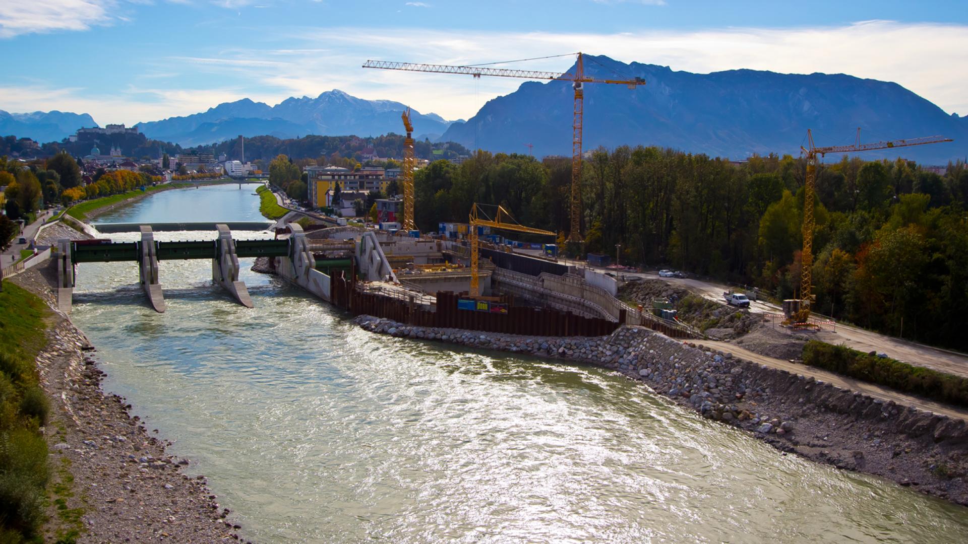 Wasserkraftwerk Sohlstufe Lehen