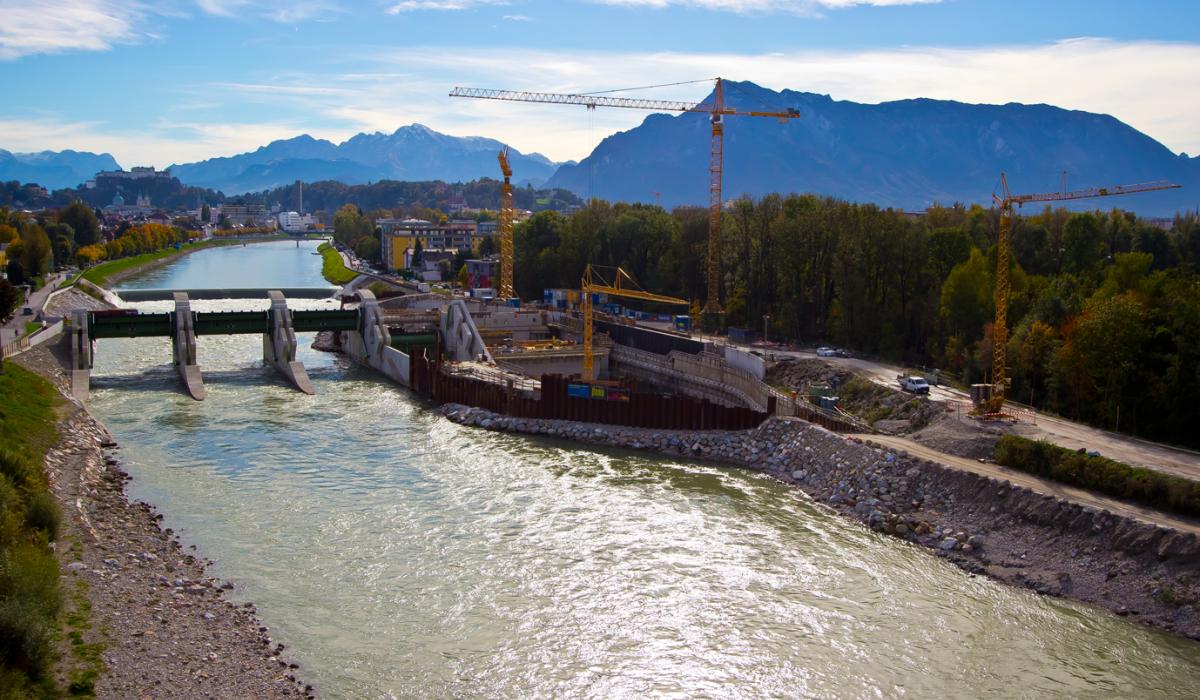 Wasserkraftwerk Sohlstufe Lehen